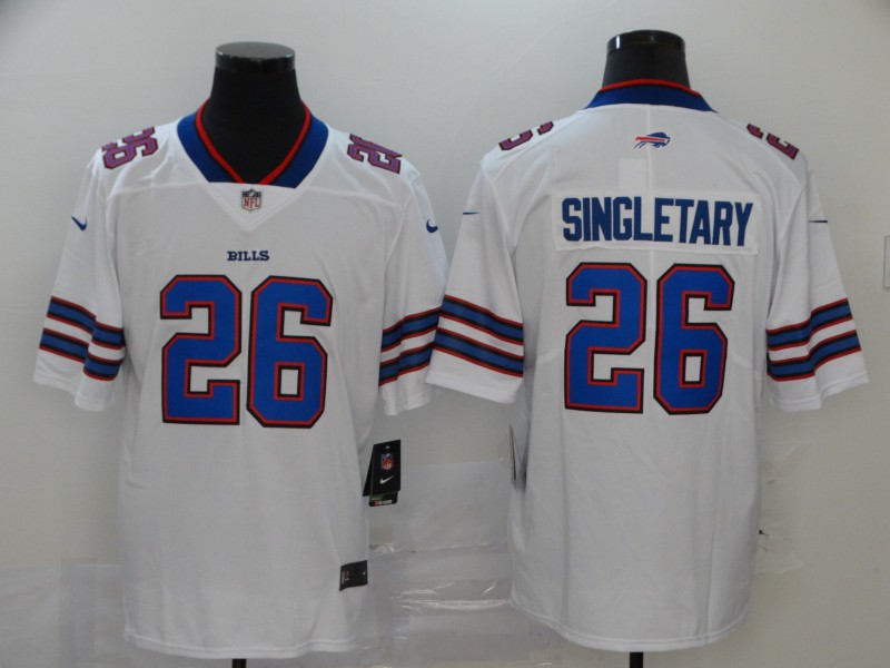 Youth Buffalo Bills #26 Devin Singletary White Vapor Untouchable Limited Stitched Jersey